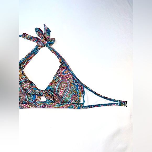 Parsley Reversible Halter Two-Piece Bikini Swim Set - Picture 8 of 10